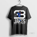 Official Trendy Derwin James Los Angeles Chargers Bold Number Signature Tee Sweater