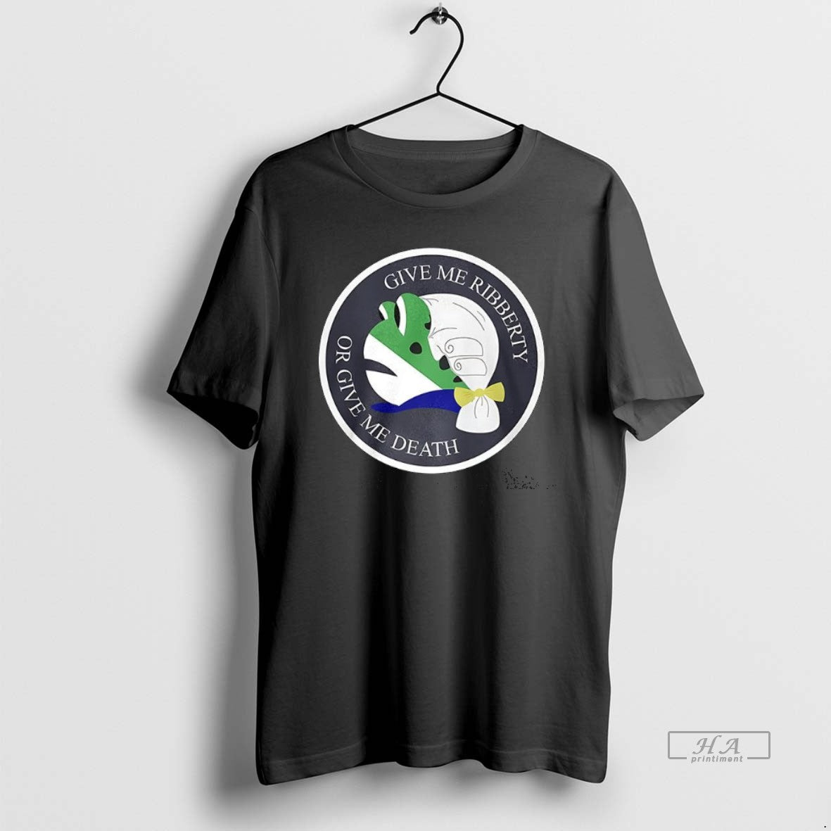 Official Trendy Give Me Ribberty Or Give Me Death Logo