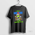 Official Trendy Grinch I Work At Canada Post Logo Its Fine Everything Is Fine Tee