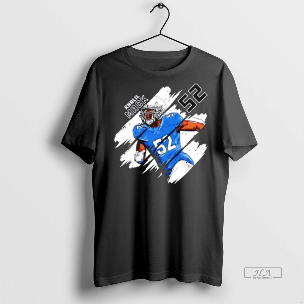 Official Trendy Khalil Mack Los Angeles Chargers Stripes Tee Sweater