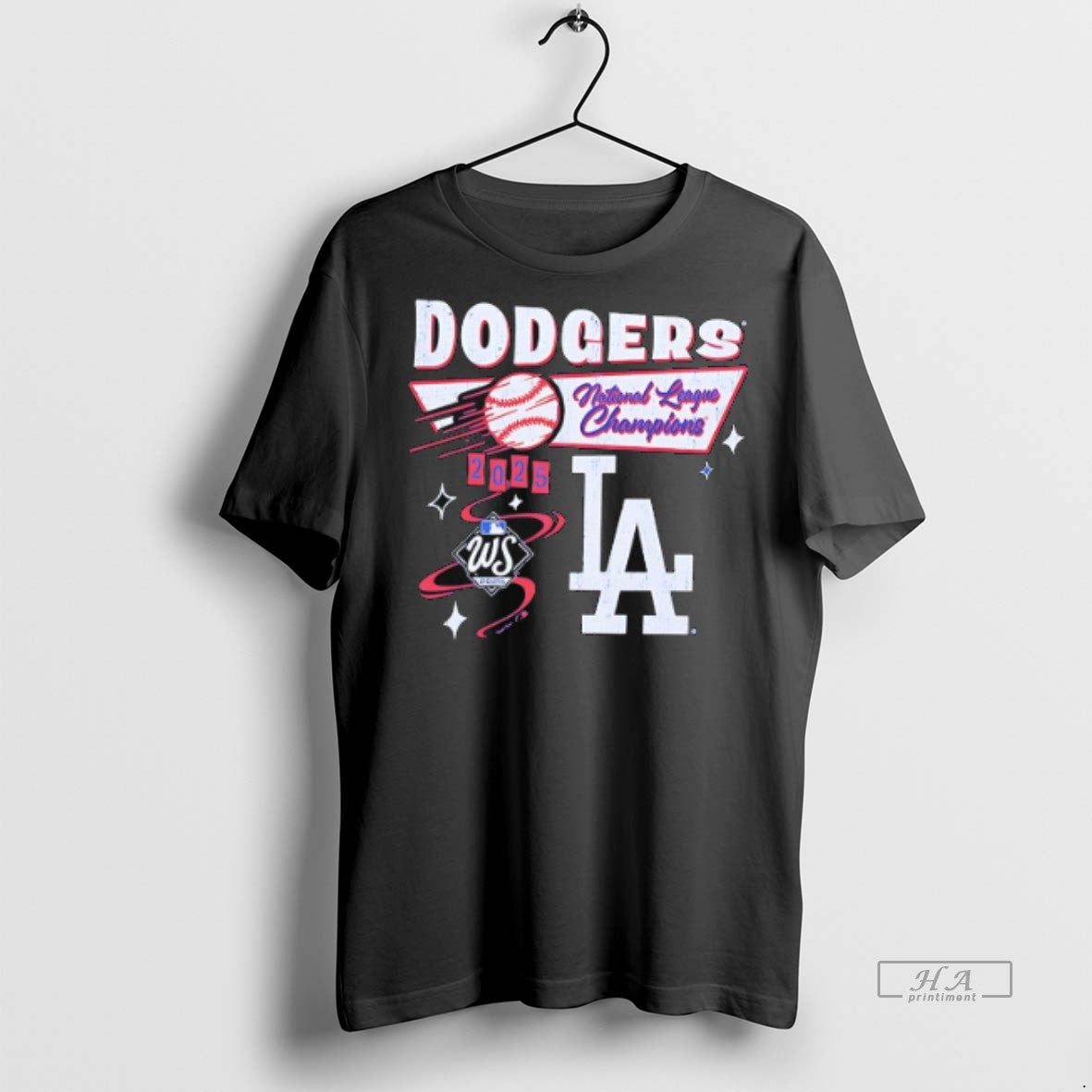 Official Trendy La Dodgers National League Champions 2025 Vintage Tee Sweater