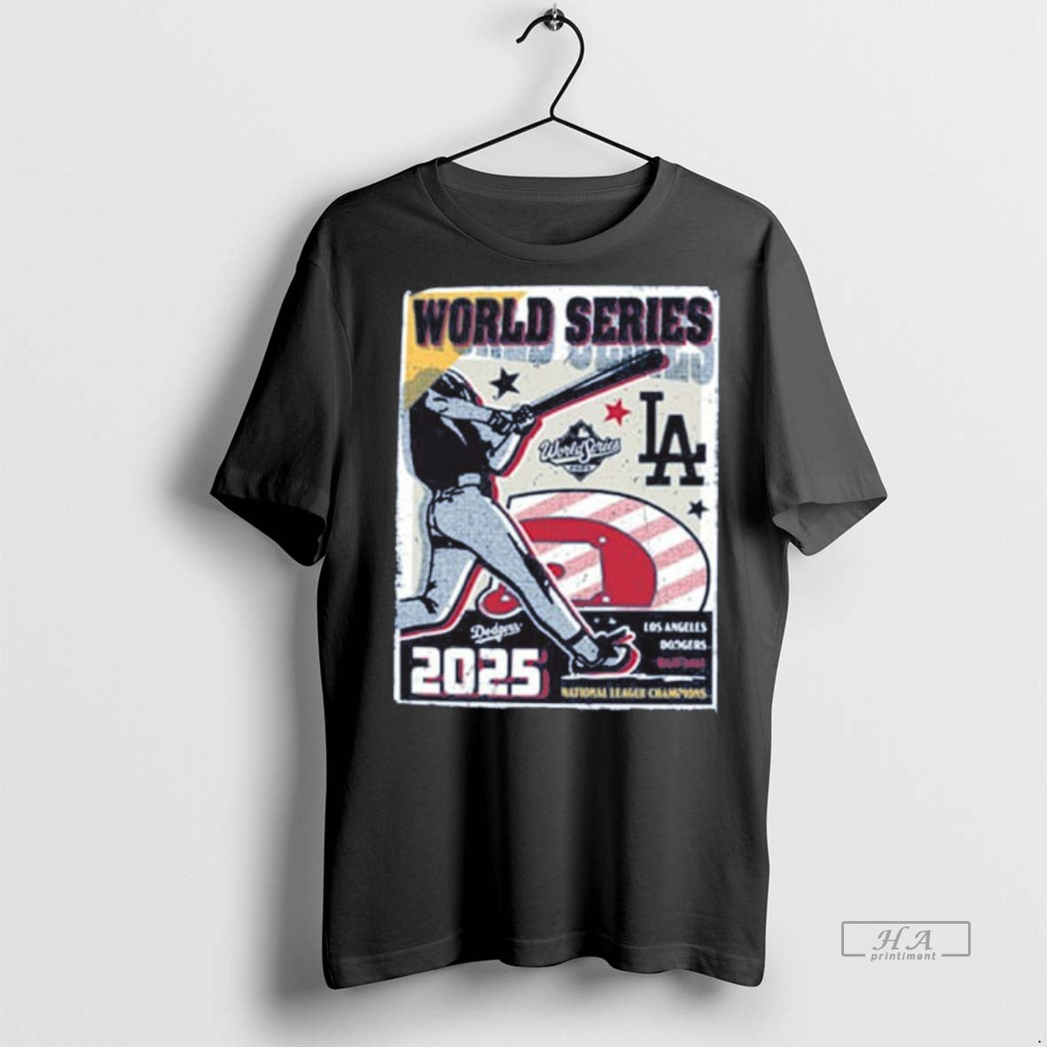 Official Trendy Los Angeles Dodgers Mlb 2025 Nlcs World Series National League Champions Participant Tee
