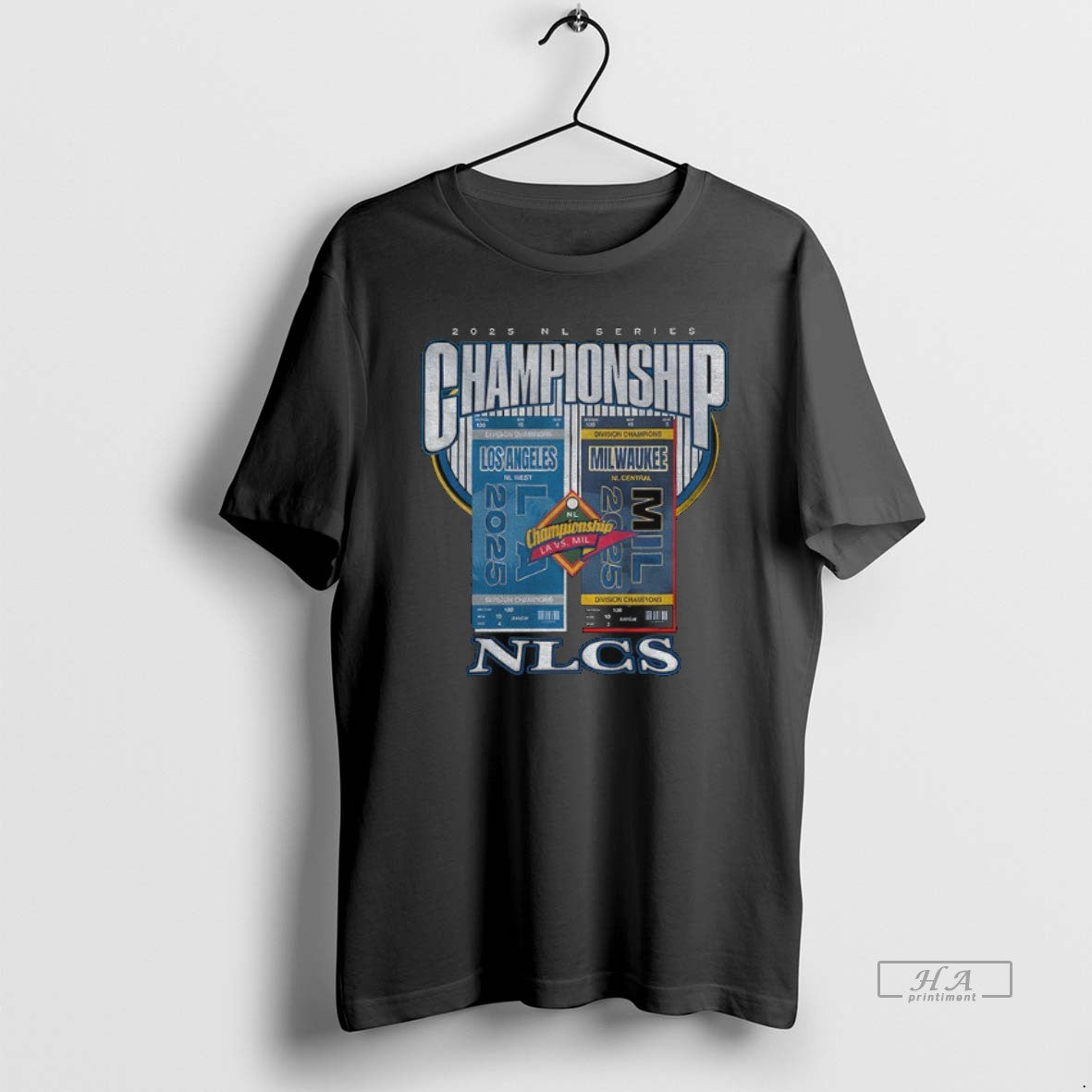 Official Trendy Los Angeles Dodgers Vs Milwaukee Brewers 2025 Nl Series Championship Alcs