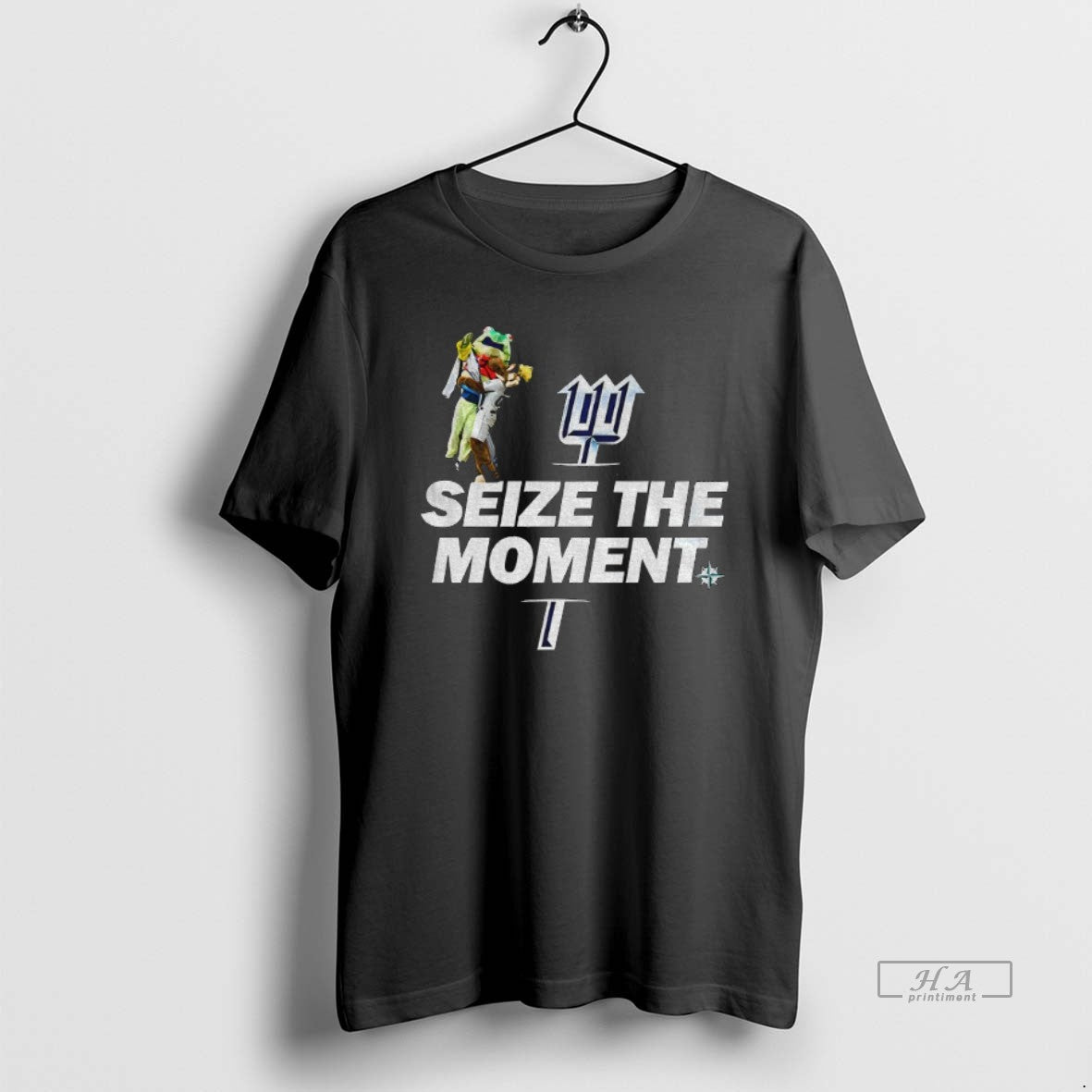 Official Trendy Mariner Moose Hug Humpy Salmon Trident Seattle Mariners Seize The Moment