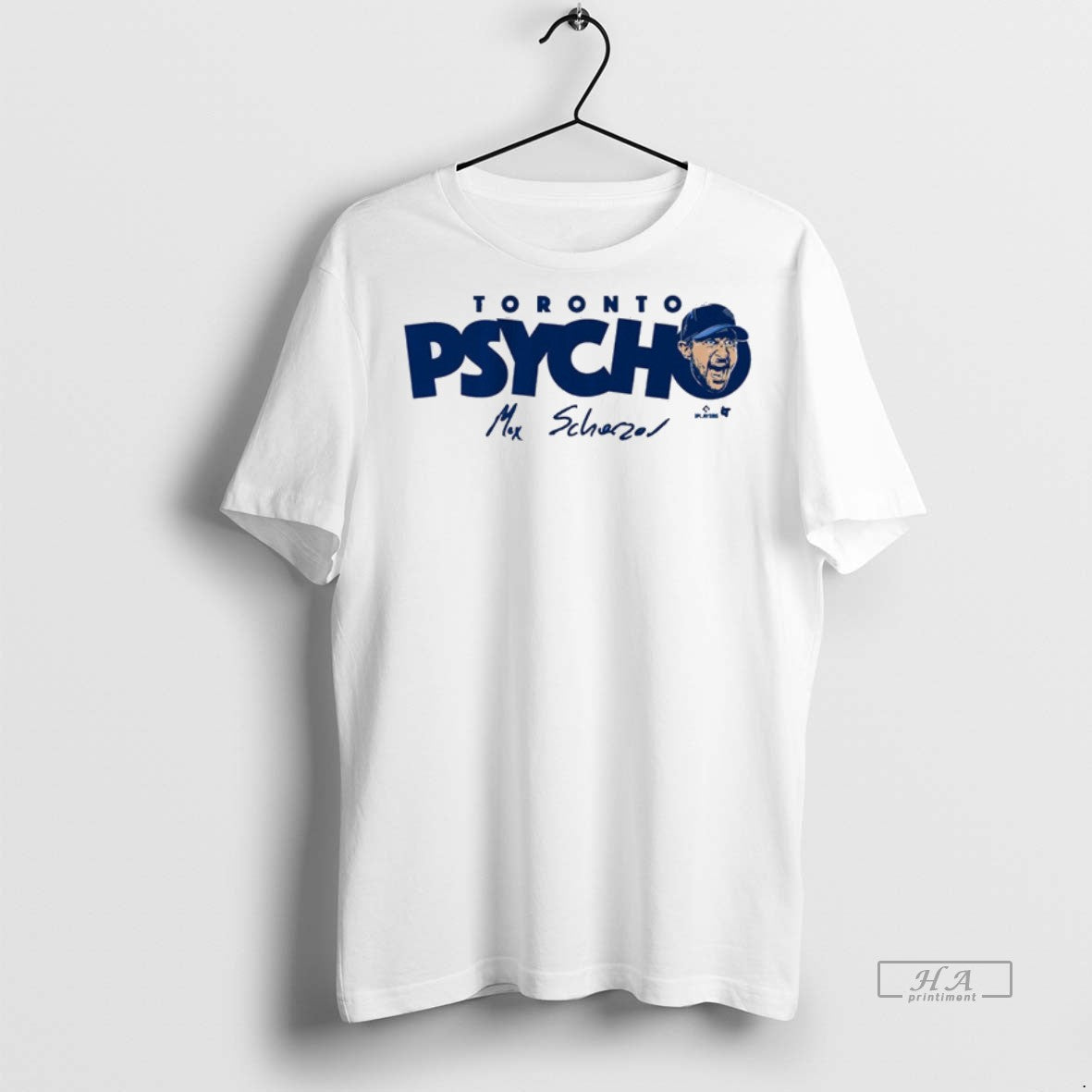 Official Trendy Max Scherzer Toronto Blue Jays Mlb Toronto Psycho Signature Tee Sweater