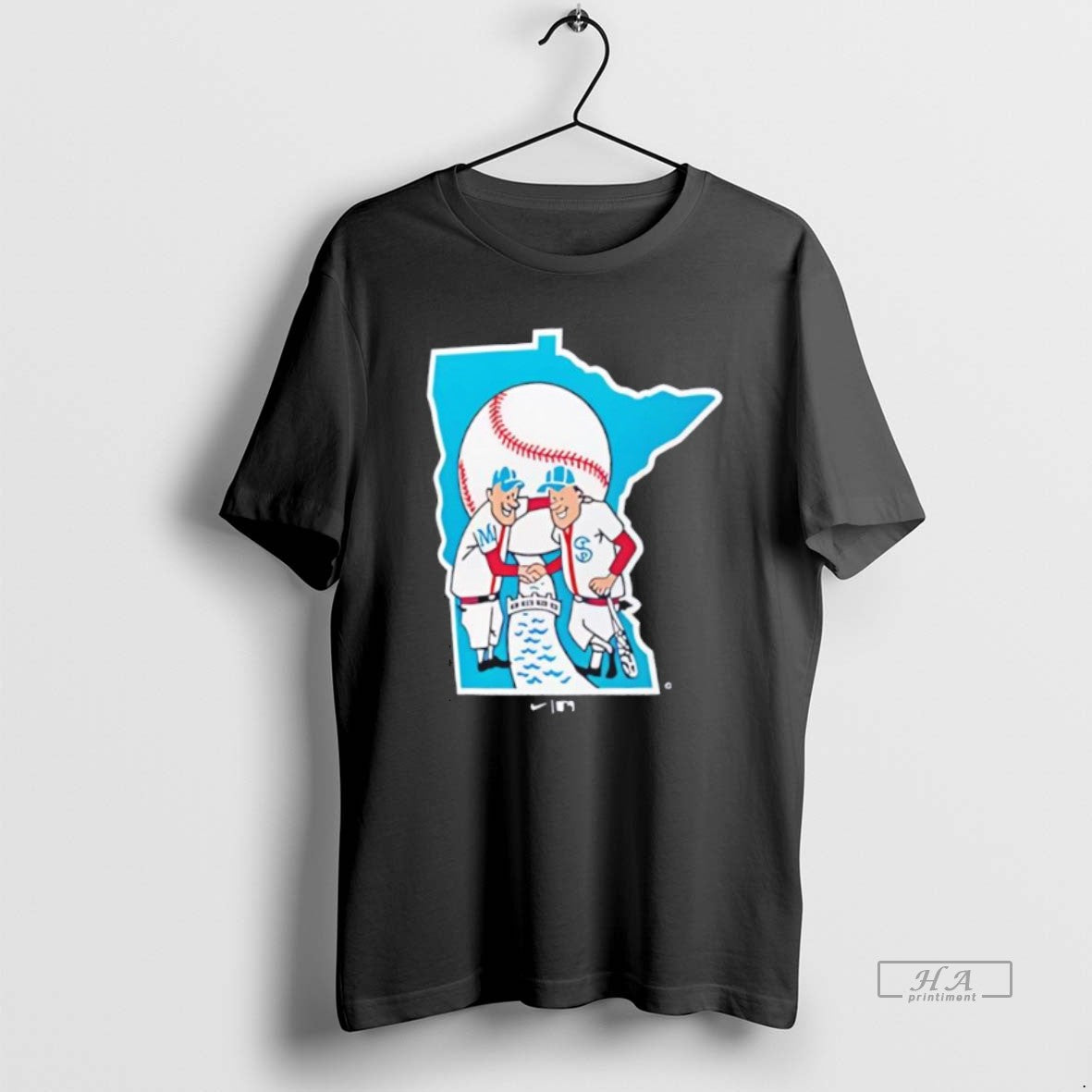 Official Trendy Minnesota Twins Blue Cooperstown Logo