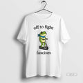 Official Trendy Off To Fight Fascism Portland Frog