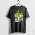 Official Trendy Peanuts Characters Christmas Wearing West Virginia Mountaineers