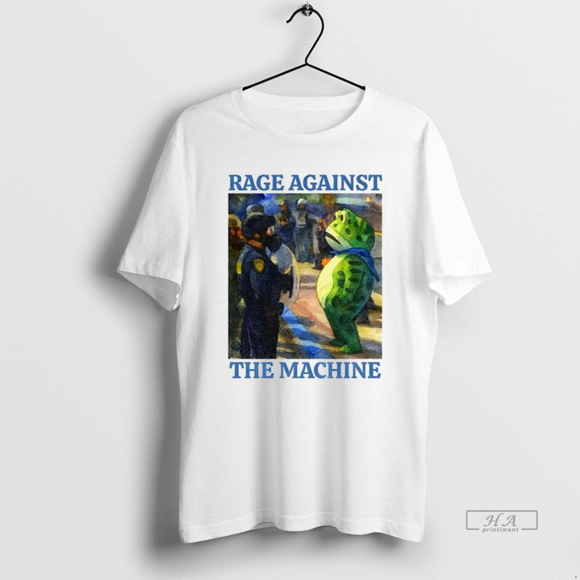 Official Trendy Portland Frog Protest Rage Against The Machine Paint