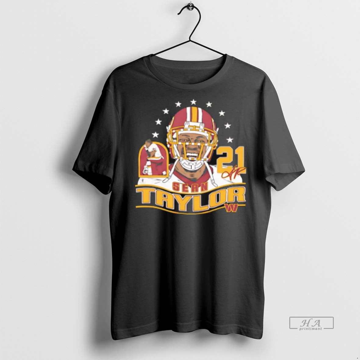 Official Trendy Sean Taylor Washington Commanders Player Caricature Tee Sweater