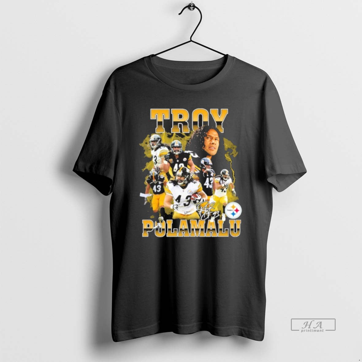 Official Troy Polamalu Player Signature