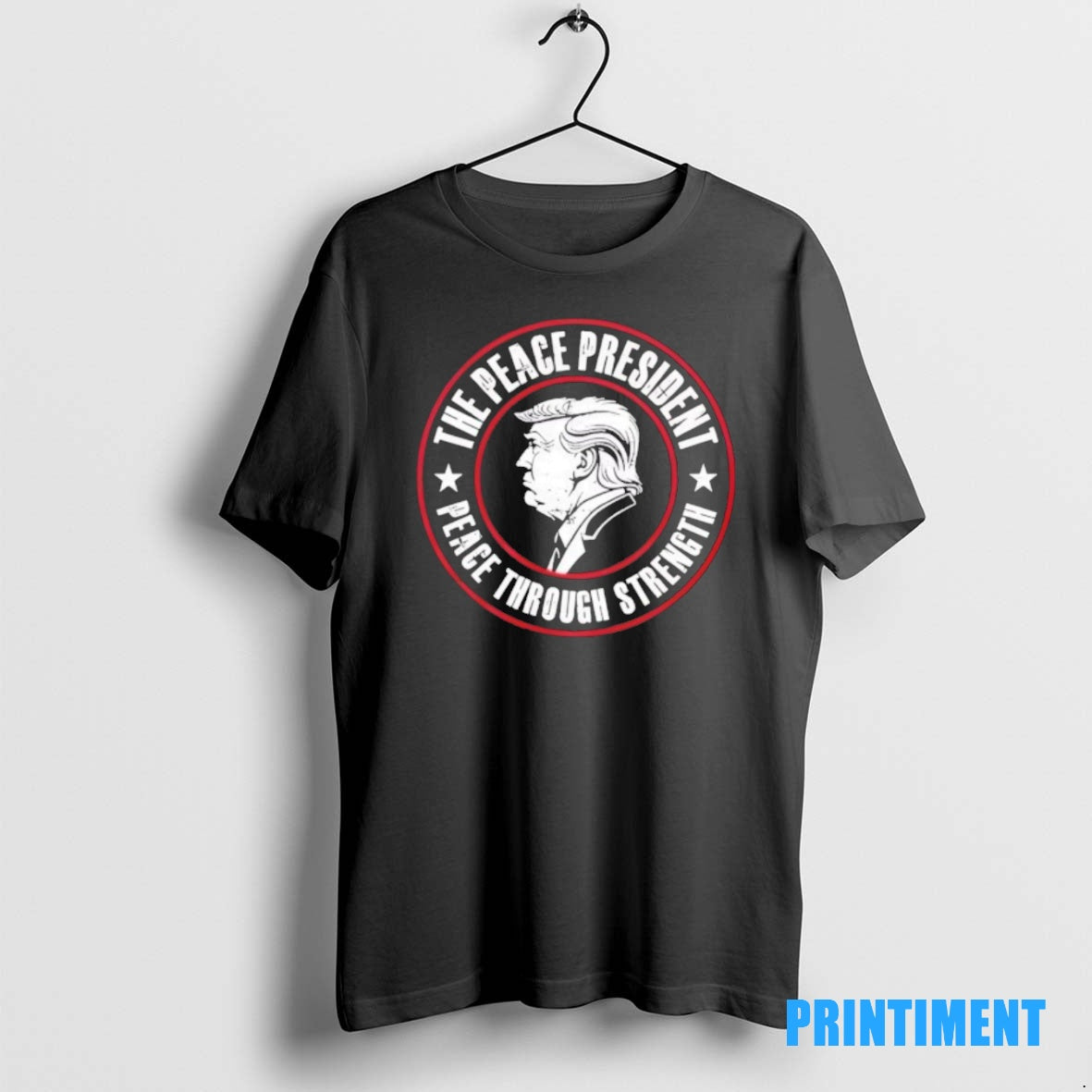 Official Trump The Peace President Peace Through Strength Tee Sweater