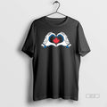 Official Vladimir Guerrero Jr Toronto Blue Jays Wearing Canada Heart Hands