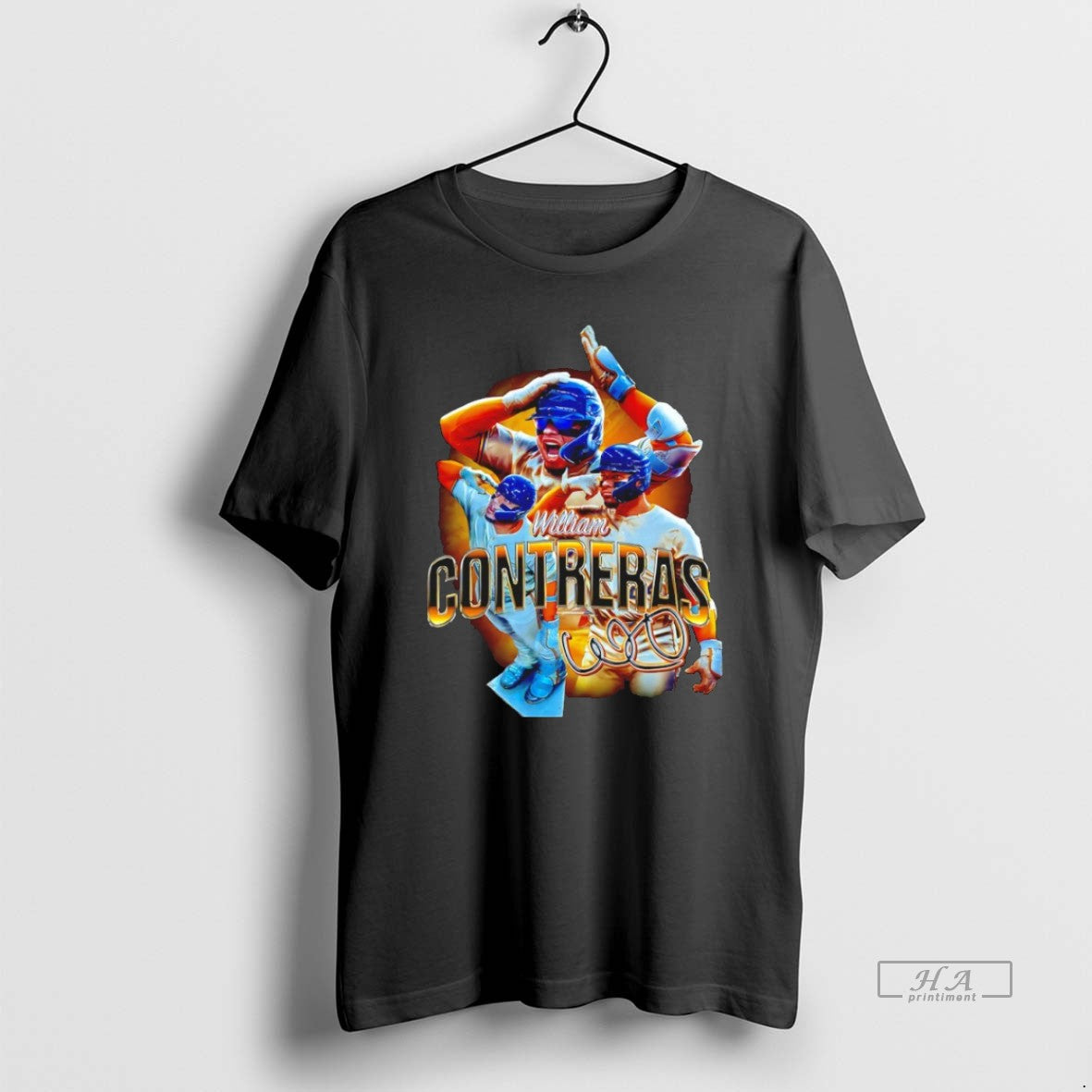 Official William Contreras Milwaukee Brewers Signature Graphic