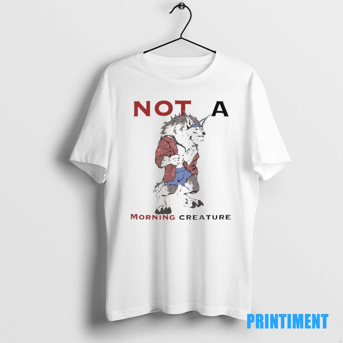 Official Wolf Not A Morning Creature Tee Sweater