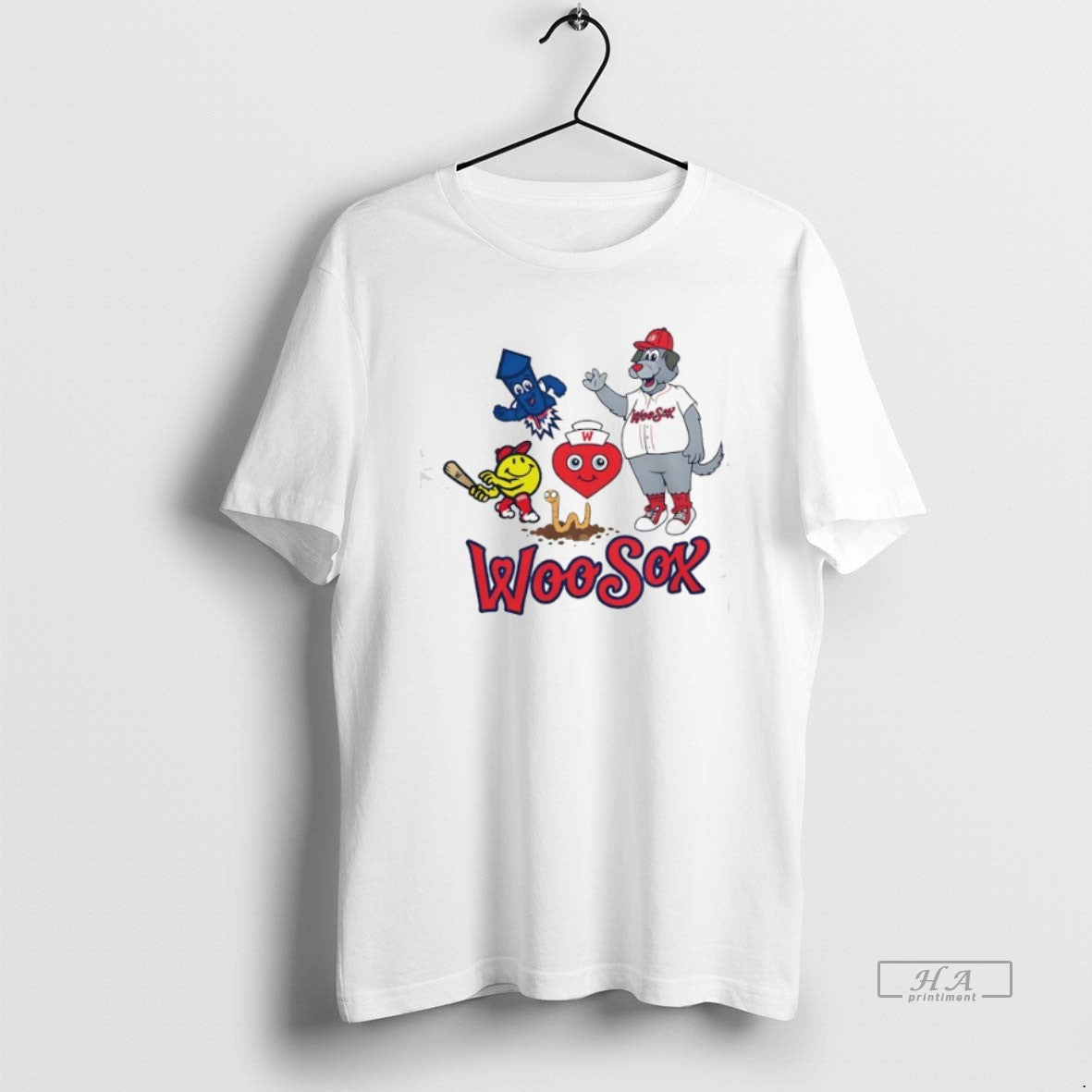 Official Woosox Mascot Boston Red Sox With Items