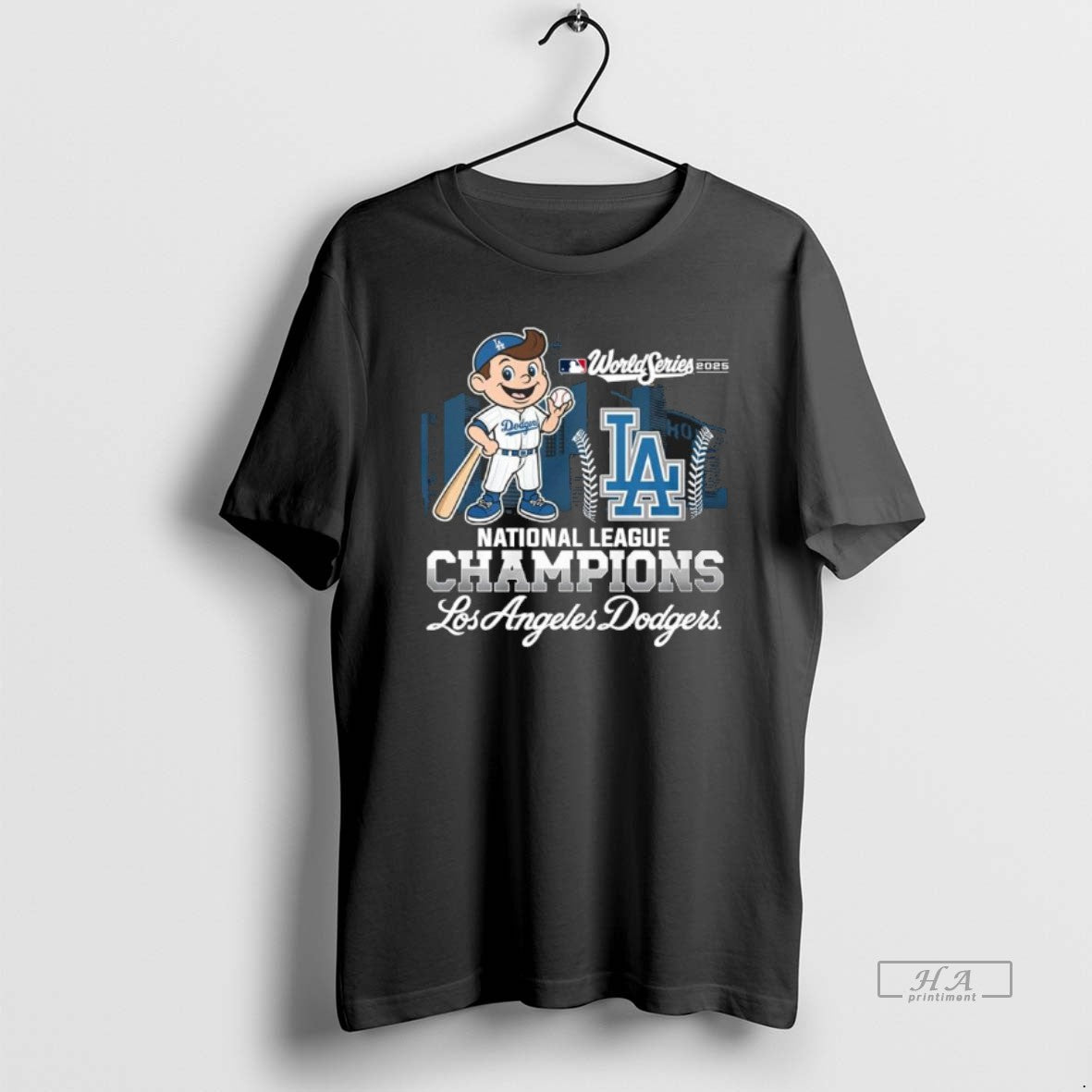 Official World Series 2025 Los Angeles Dodgers Mascot National League Champions