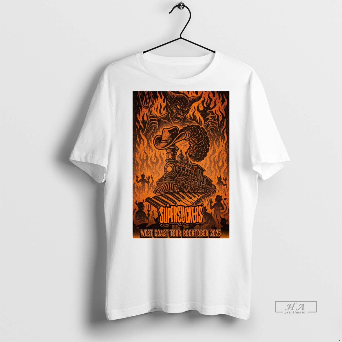 Official Supersuckers West Coast Tour Rocktober 2025 Shirt