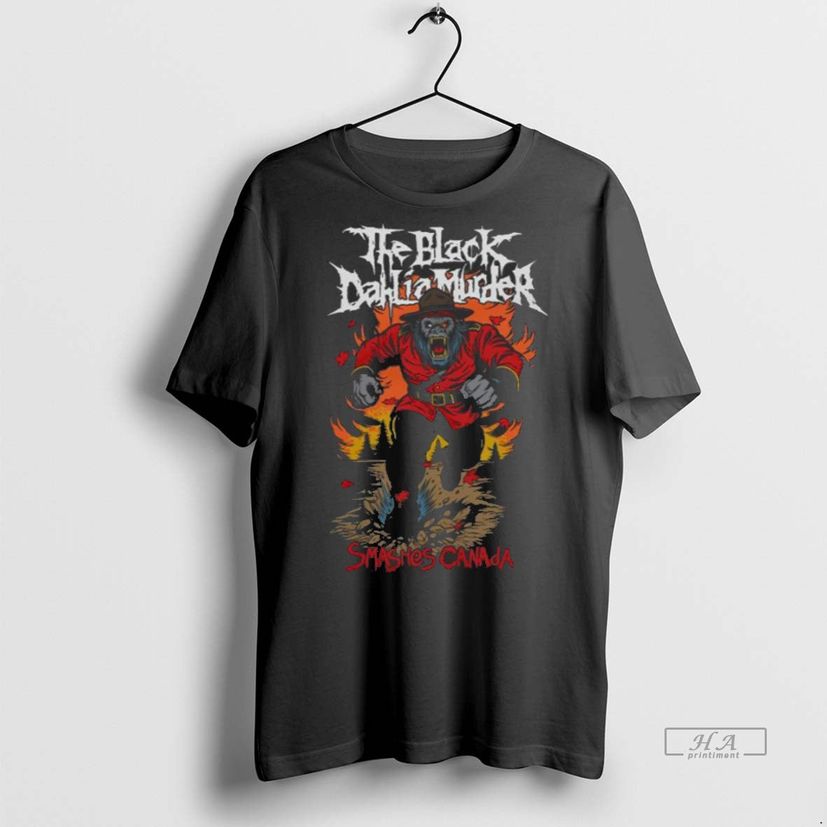 Official The Black Dahlia Murder Smashes Canada Limited Edition Shirt
