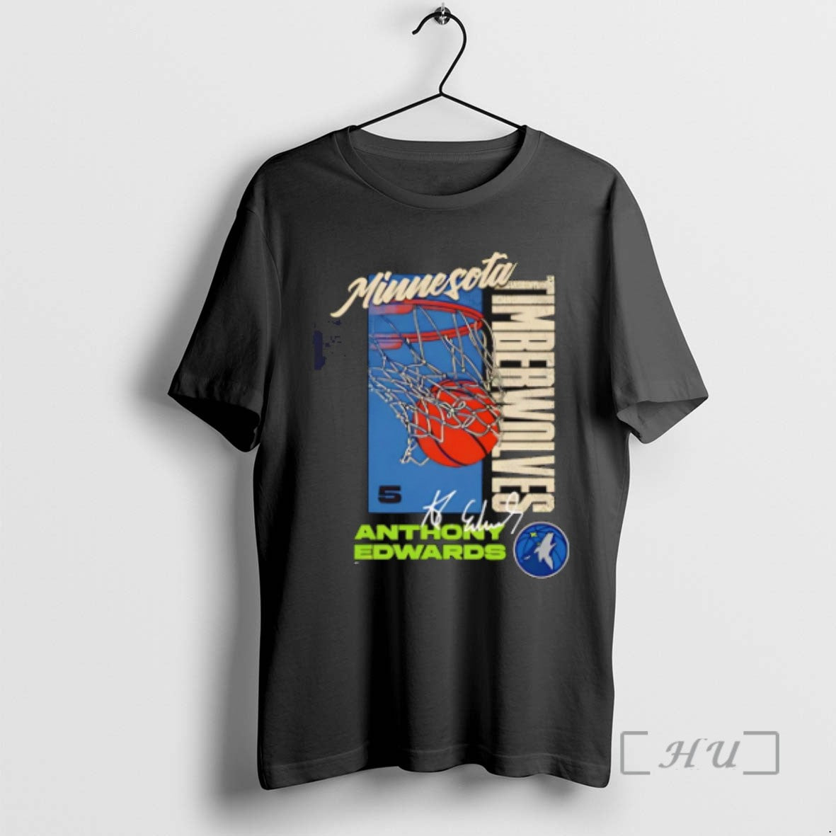 Officials Anthony Edwards Minnesota Timberwolves All Net Basketball T Shirt Sweater