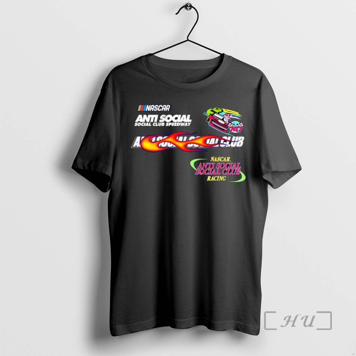 Officials Anti Social Social Club X Nascar Daytona Nascar Anti Social Social Club Racing Tee
