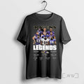 Officials Baltimore Ravens Legends Players Signatures 2025 Long Sleve T Shirt Sweater