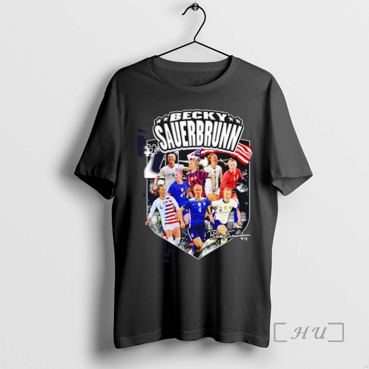 Officials Becky Sauerbrunn Uswnt Player Collage T Shirt Sweater