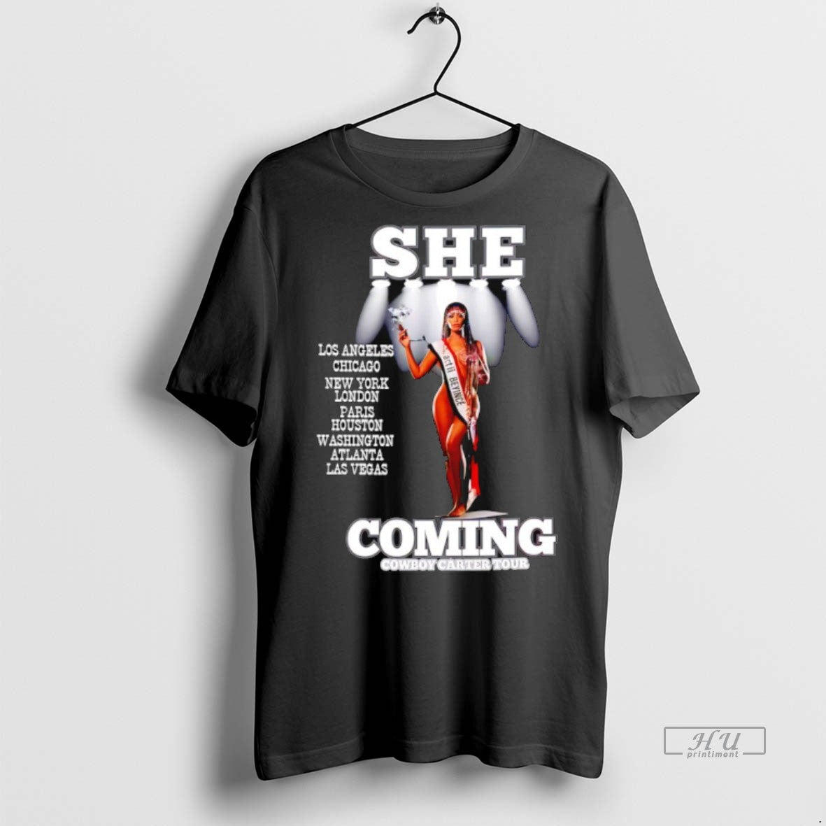 Officials Beyonce She Coming Cowboy Carter Tour Washington Dc T Shirt Sweater