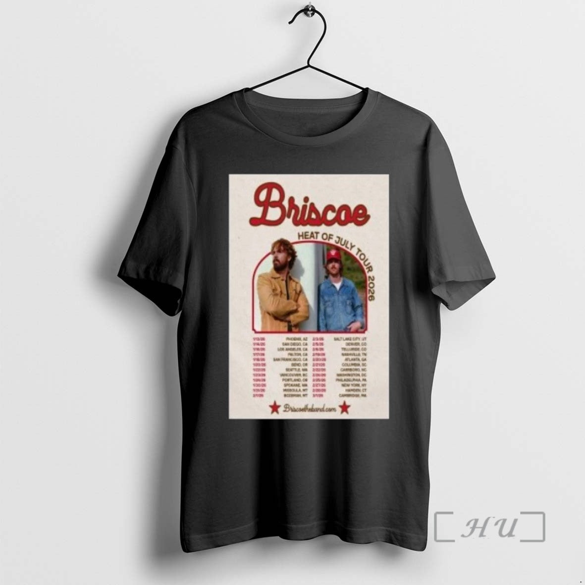 Officials Briscoe Heat Of July Tour 2025 T Shirt Sweater