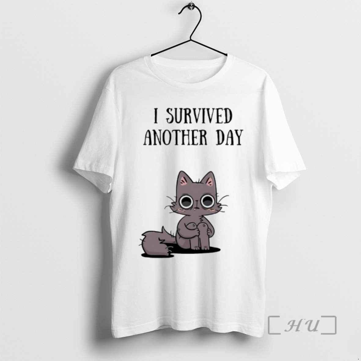 Officials Cat I Survived Another Day Tee Sweater