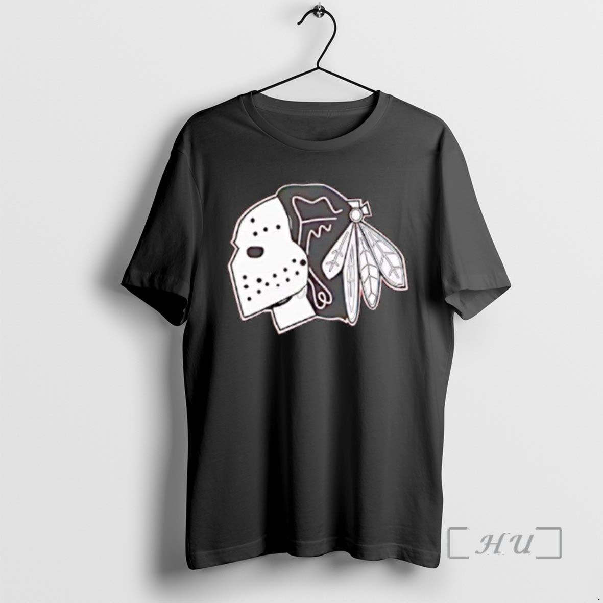 Officials Chicago Blackhawks X Native American Head Hockey Mask Shirts Sweater