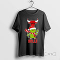 Officials Chicago Bulls X Grinch Santa Nba Christmas Tee Sweater