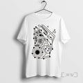 Officials Circuit Board Pattern Design T Shirt Sweater