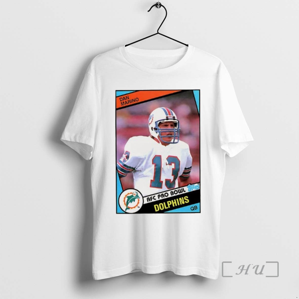 Officials Dan Marino Miami Dolphins Football Afc Pro Bowl Trading Card T Shirt Sweater