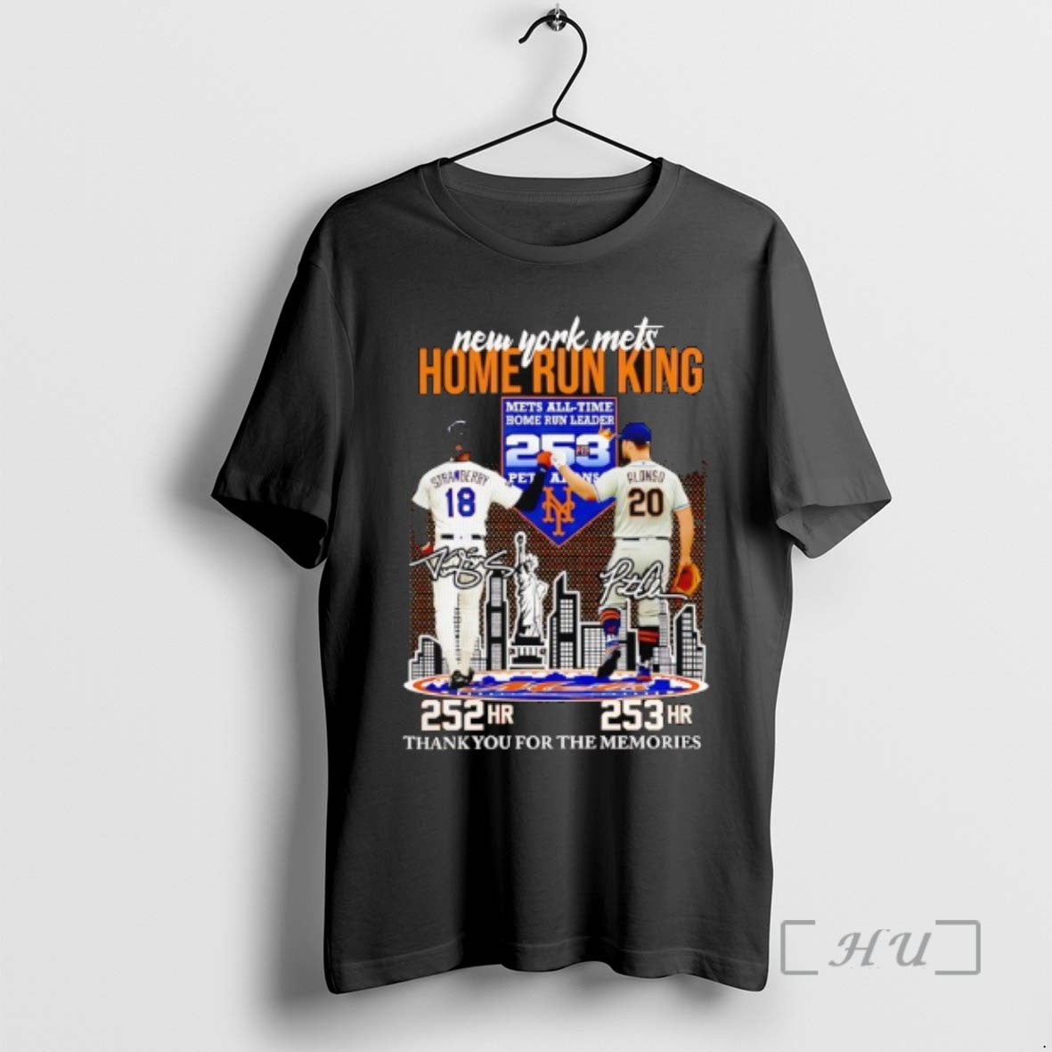 Officials Darryl Strawberry And Pete Alonso New York Mets Home Run King Thank You For