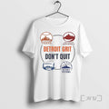 Officials Detroit Sports Teams Grit Dont Quit Tigers Lions Pistons Red Wings T Shirt Sweater