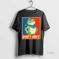 Officials Dont Obey Frog Retro Protest