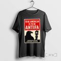 Officials Eagle Holding Torch To Be American Is To Be Antifa Freedom Means Fighting Fascism