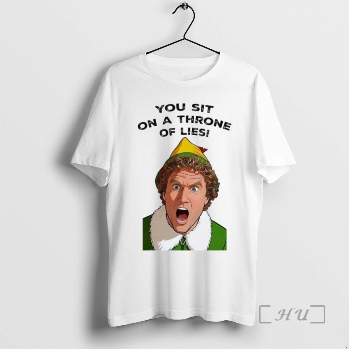 Officials Elf You Sit On A Throne Of Lies Xmas Holiday Christmas T Shirt Sweater