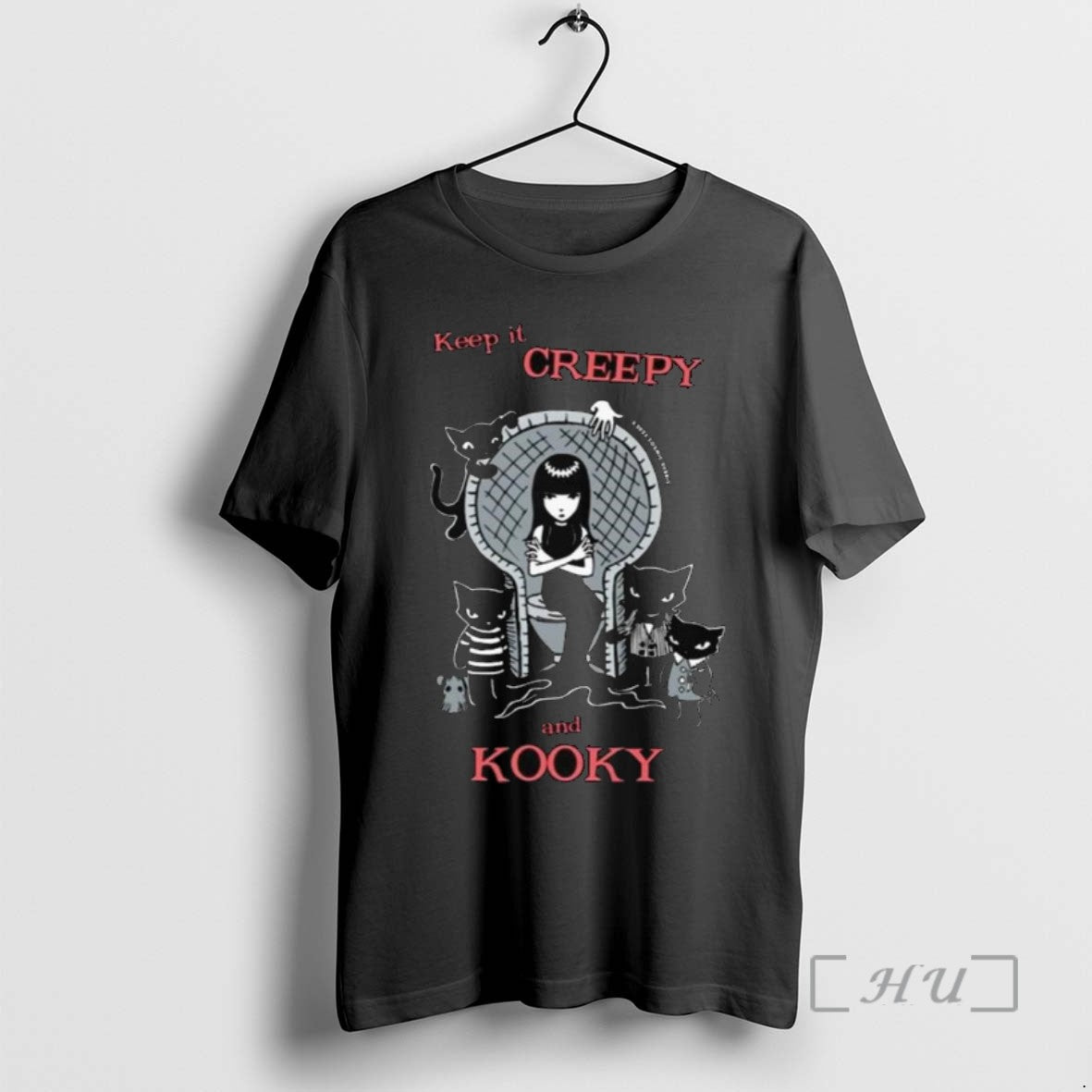 Officials Emily The Strange Keep It Creepy And Kooky Long Sleve Shirts Sweater