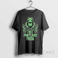 Officials Free Portland Frog Tee Shirt Sweater