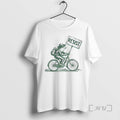 Officials Frog On Bike Resist Portland Frog Protest Vintage Tee Sweater