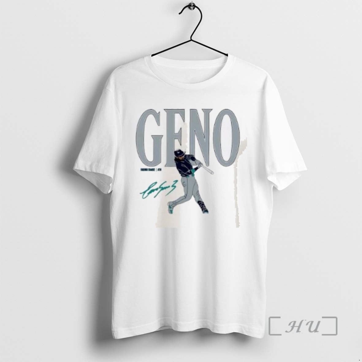 Officials Geno Eugenio Suarez Seattle Mariners Mlb 2025 Baseball Signature T Shirt Sweater