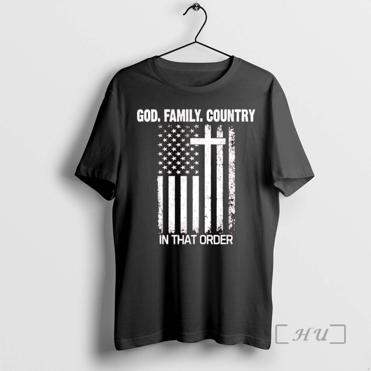 Officials God Family Country In That Order American Flag Tee Shirt Sweater