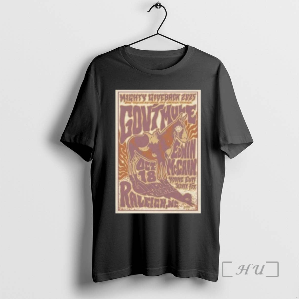 Officials Govt Mule And Edwin Mccain Oct 18 2025 In Raleigh Nc Tee Shirt Sweater