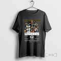 Officials Green Bay Packers Football Autographs Of Legendary Rugby Players Tee Sweater