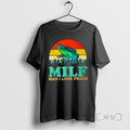 Officials Green Frog Milf Man I Love Frogs Sunset Retro