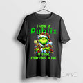 Officials Grinch I Work At Publix Its Fine Everythings Fine Christmas Tee Shirt Sweater