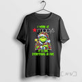 Officials Grinch I Work At Macys Logo Its Fine Everything Is Fine Tee Sweater
