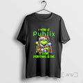 Officials Grinch I Work At Publix Logo Its Fine Everything Is Fine Tee Sweater